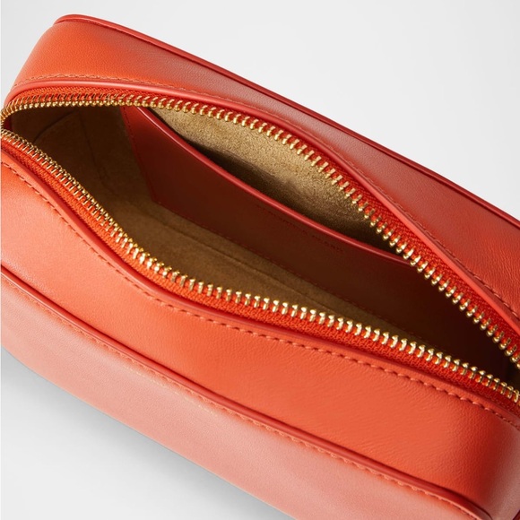 NWT Veronica Beard Orange Boxy Crossbody Bag